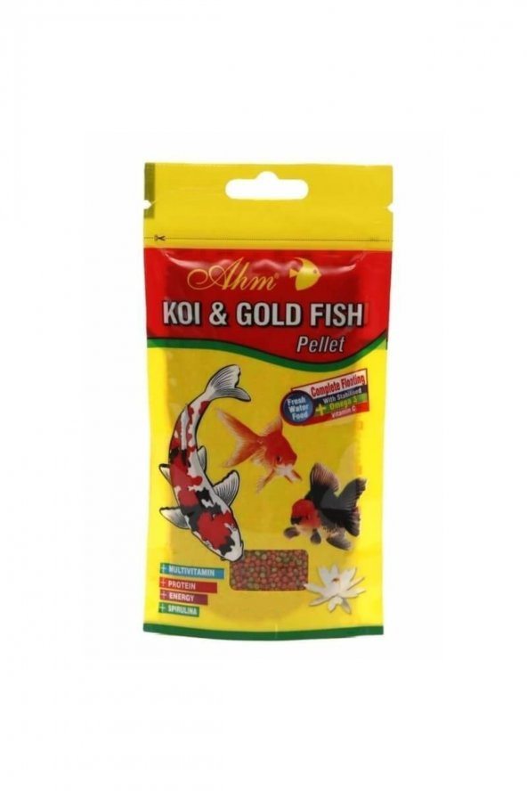 Koi Goldfish Pellet 50 gr Japon Balıkları Için Yem ürün görseli 1