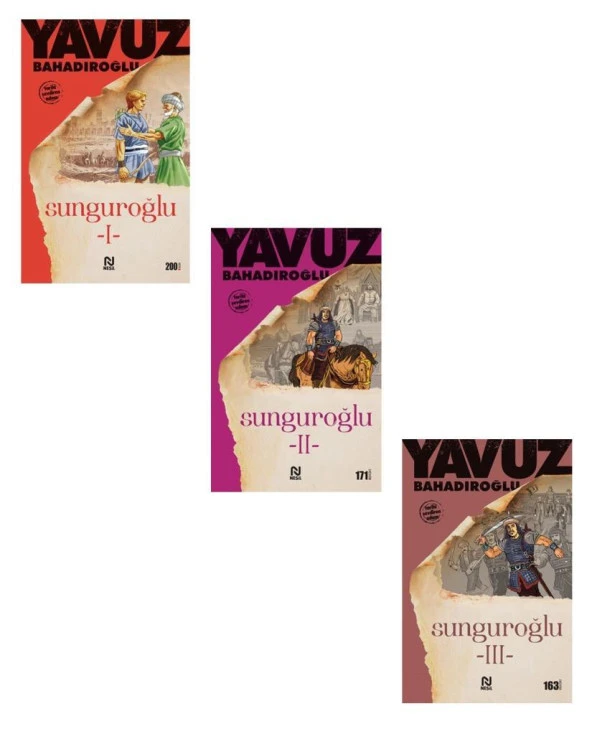 Yavuz Bahadıroğlu Sunguroğlu 3 Kitap Set ürün görseli 1