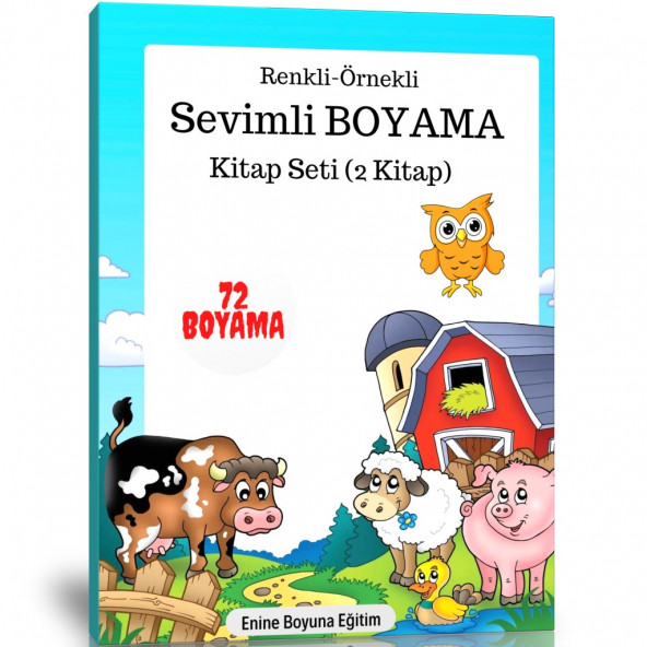 Sevimli Boyama Kitap Seti (2 Kitap) ürün görseli 1