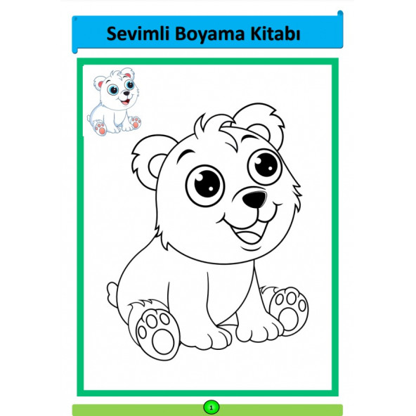 Sevimli Boyama Kitap Seti (2 Kitap) - Resim 2
