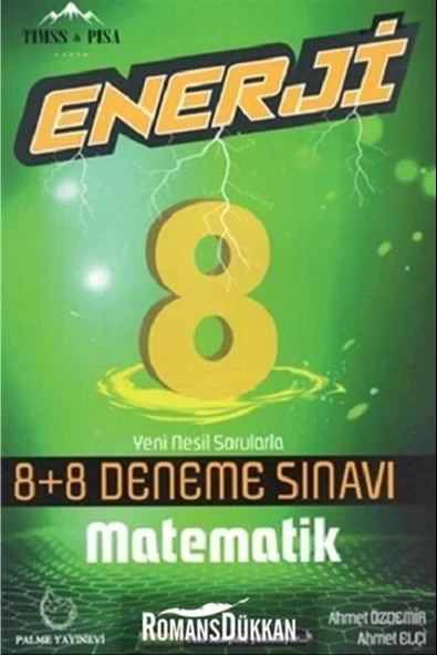 Palme Yayıncılık 8. Sınıf LGS Matematik Enerji 8+8 Deneme ürün görseli 1