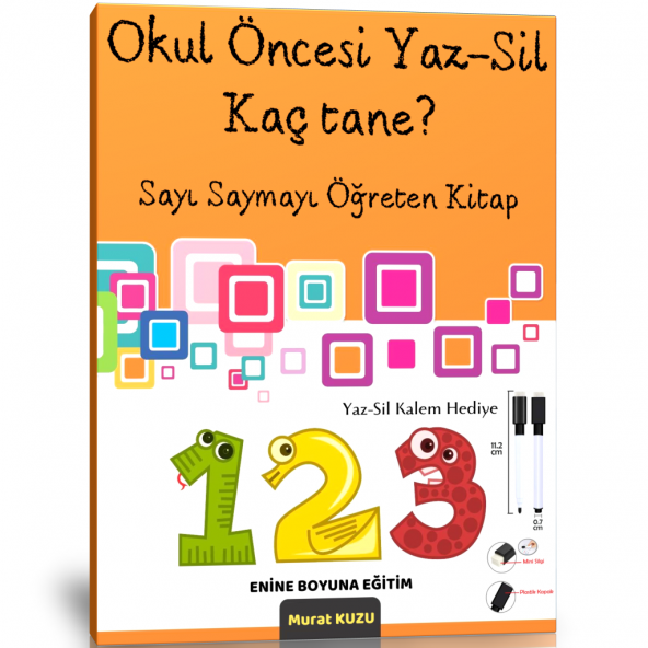 Okul Öncesi YAZ-SİL Kaç tane? ürün görseli 1