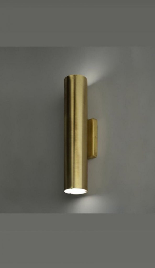 MYLİGHTS  ESKİTME METAL ÇİFT YÖNLÜ LED APLİK DUVAR APLİK  GECE LAMBASI ürün görseli 1