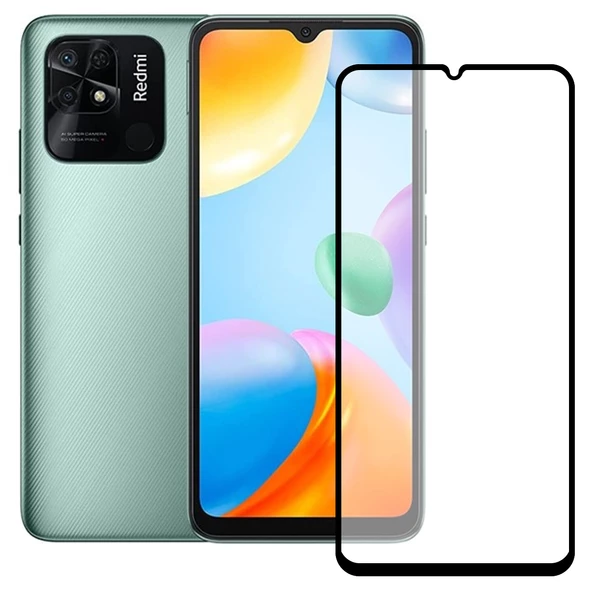 Bufalo Xiaomi Redmi 10C / Poco C40 Temperli 5D Cam Ekran Koruyucu ürün görseli 1