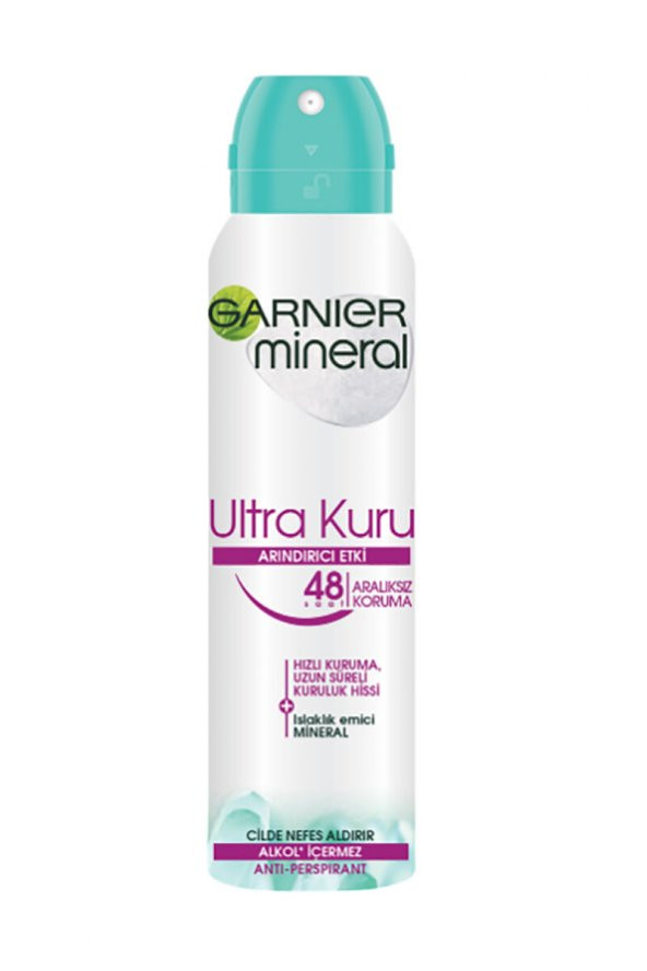 Garnier Deo 150 ml Mineralli Ultra Kuru ürün görseli 1