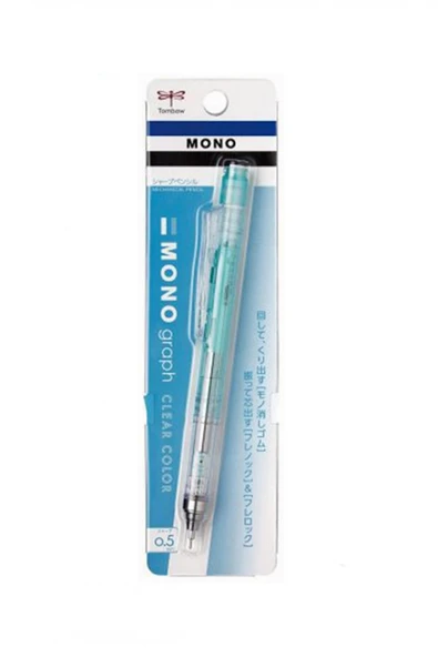 Tombow Mono Graph 0.5mm Mekanik Kurşun Kalem - CLEAR Nane Yeşili ürün görseli 1