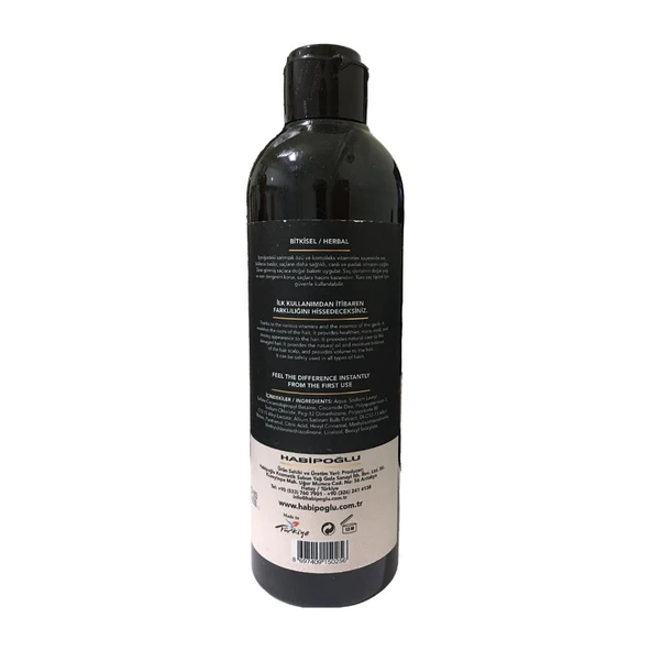 Habipoğlu Sarımsak Özlü Şampuan 400 Ml - Resim 2