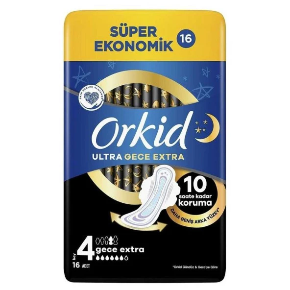 Orkid Ultra Gece Extra Ped 16 Adet - Resim 2