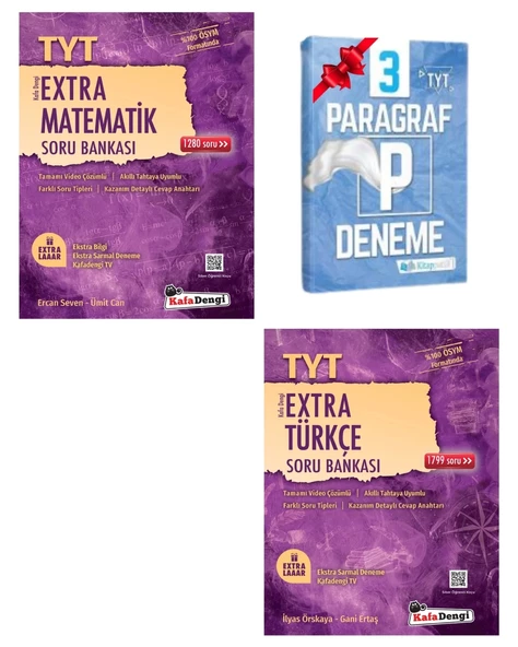 TYT Extra Matematik ve Türkçe Soru Bankası ürün görseli 1