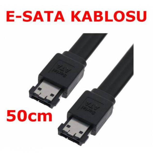 Esata To Esata 50Cm E-Sata Kablo ürün görseli 1