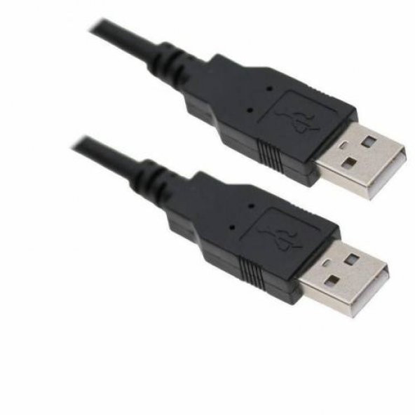 Usb 2.0 Erkek Erkek Kablo Usb Uzatma Kablosu 3 Metre Siyah ürün görseli 1