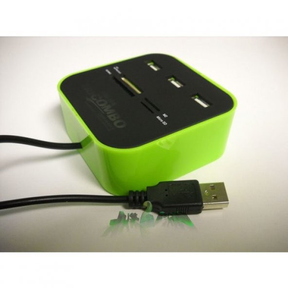 Usb Hub Çoğaltıcı Çoklayıcı Çoklu Kart Okuyucu (552903347) ürün görseli 1