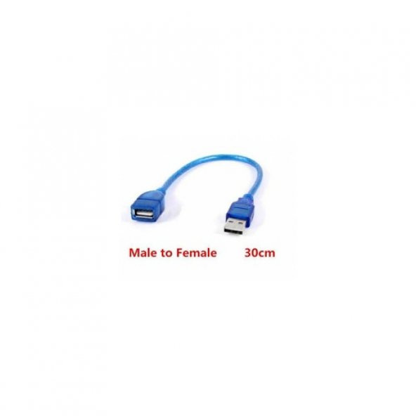 Usb Ara Kablo 30 Cm Erkek Dişi Usb Uzatma Kablosu Kısa Uzatma (552903342) ürün görseli 1