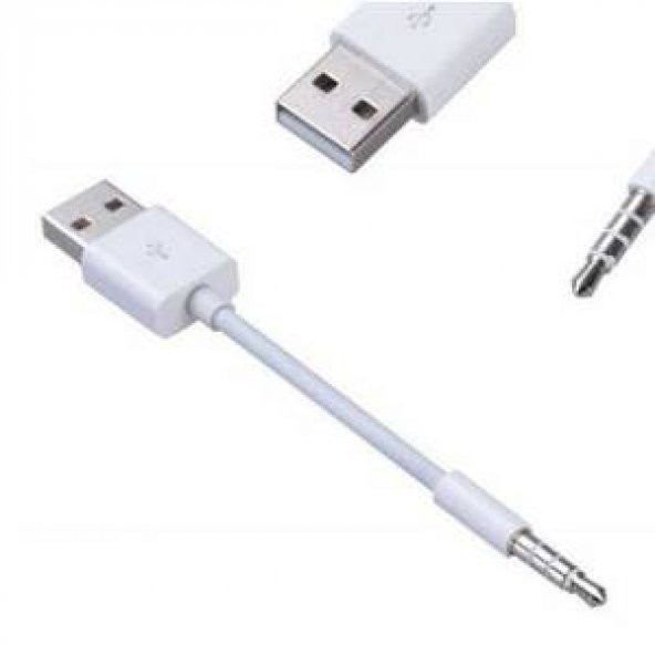 Apple İpod Shuffle Şarj Data Kablosu 3. 4. 5. Nesil Uyumlu Kablo ürün görseli 1