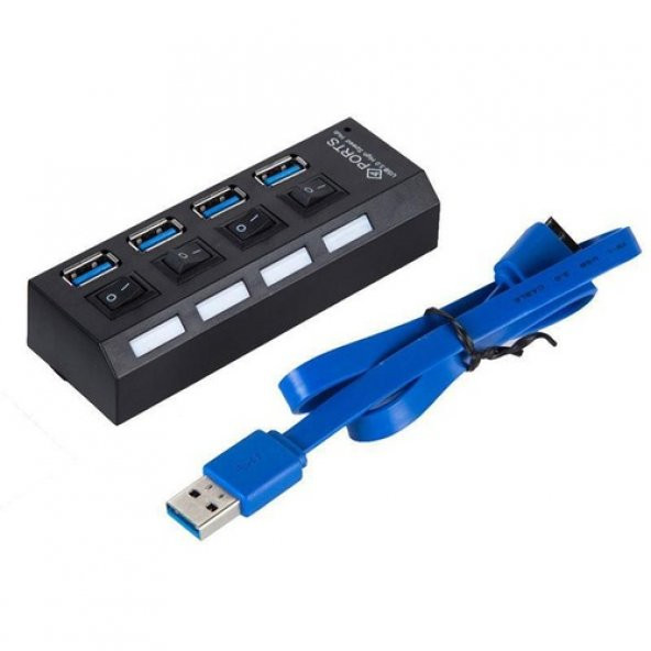Usb 3.0 Çoğaltıcı Çoklayıcı Hub 4 Port Klavye Mouse Flash Bellek (552901984) ürün görseli 1