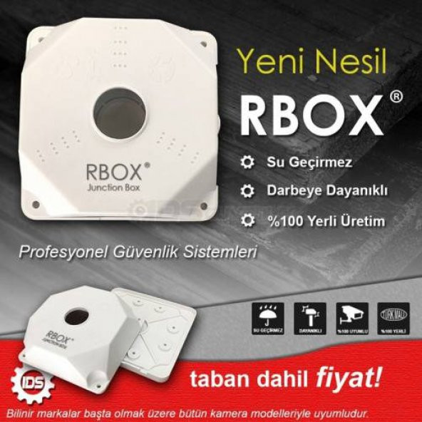 Kamera Montaj Buatı Ve Kapağı Rbox Buat Alt Taban Kapak 5 Adet ürün görseli 1