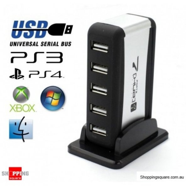 7 Port Usb Çoklayıcı Usb Hub Adaptörlü Pc Notebook Usb Dağıtıcı (552901726) ürün görseli 1