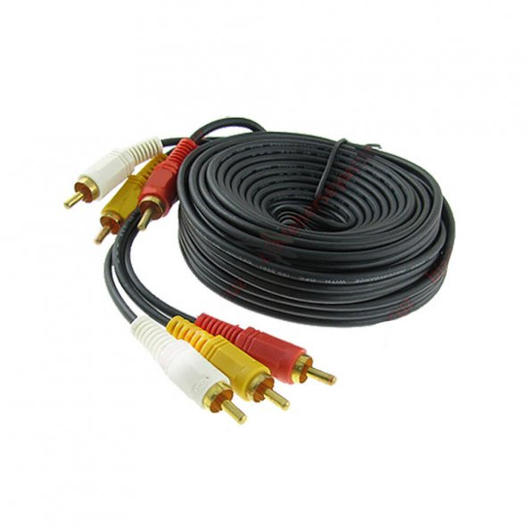 3 Rca Kablo 3 Rca To 3 Rca Görüntü Ses Kablosu 5M ürün görseli 1