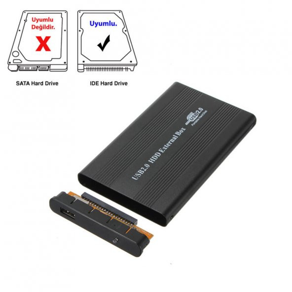 2.5 İde Harddisk Kutusu Usb2.0 - İde Hdd Kutu Çevirici Bağlantı ürün görseli 1