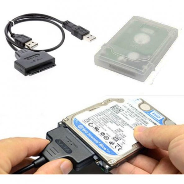 2.5 İnç Sata To Usb Harddisk Çevirici Usb To Sata Hdd Dönüştürücü ürün görseli 1