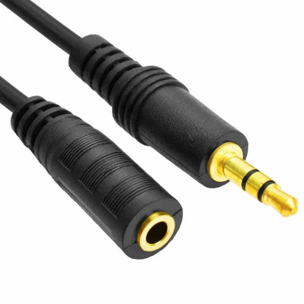 1 8M Aux Stereo 3.5Mm Ses Kulaklık Hoparlör Uzatma Kablosu ürün görseli 1