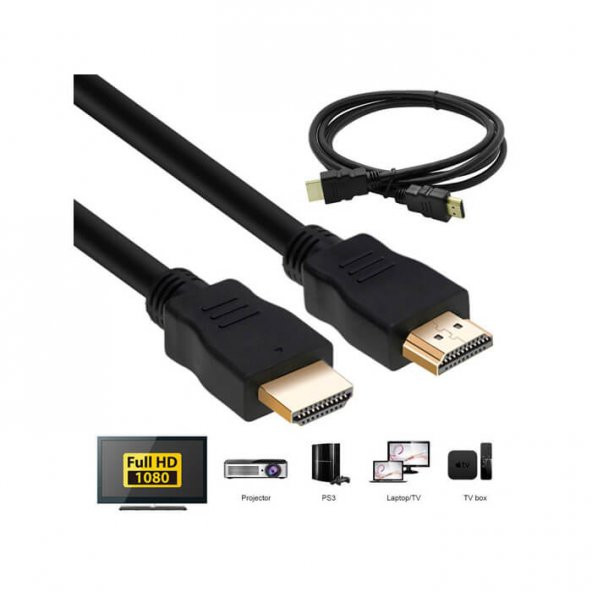 50 Cm Kısa Hdmi Kablo Uydu Alıcısı Ps3 Full Hd 3D Destekli ürün görseli 1