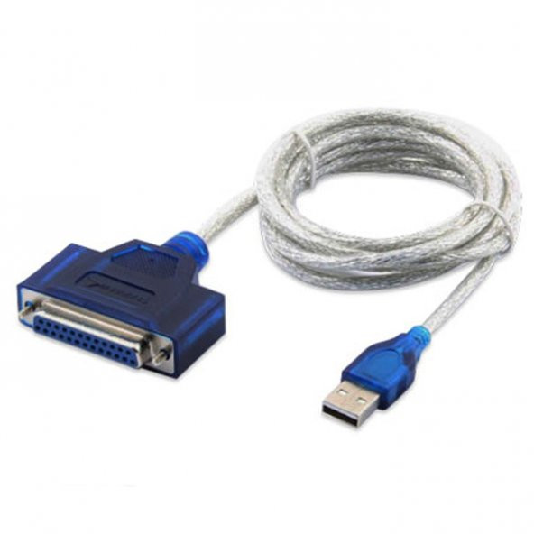 Usb To Lpt Paralel Yazıcı Kablosu Usb 25F ürün görseli 1