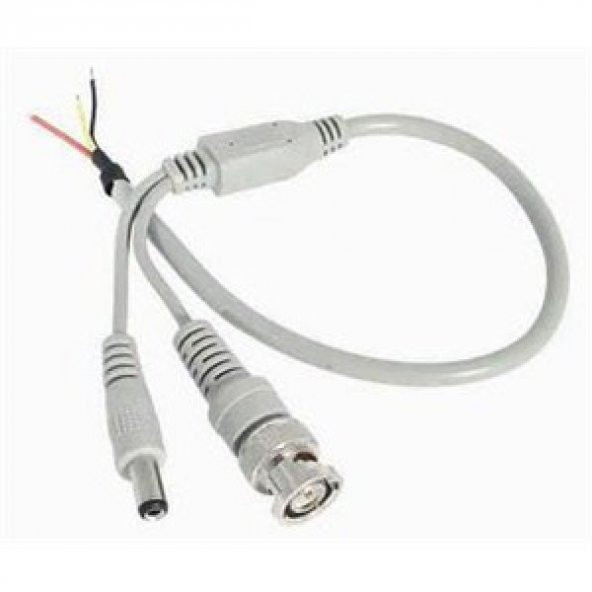 30Cm Bnc Ve Dc Power Jack Kablo Güvenlik Kamera Kablosu ürün görseli 1