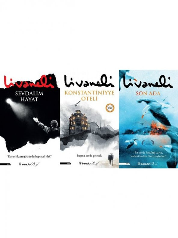 Zülfü Livaneli 3 Kitap Set (Sevdalım Hayat, Konstantiniyye Oteli, Son Ada) ürün görseli 1
