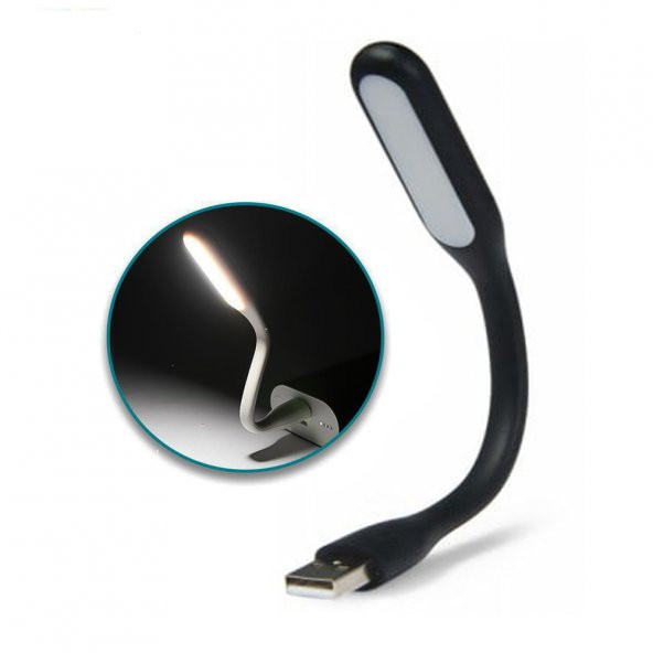 Usb Led Lamba Katlanabilir Notebook Kitap Okuma Klavye Aydınlatma - Resim 2