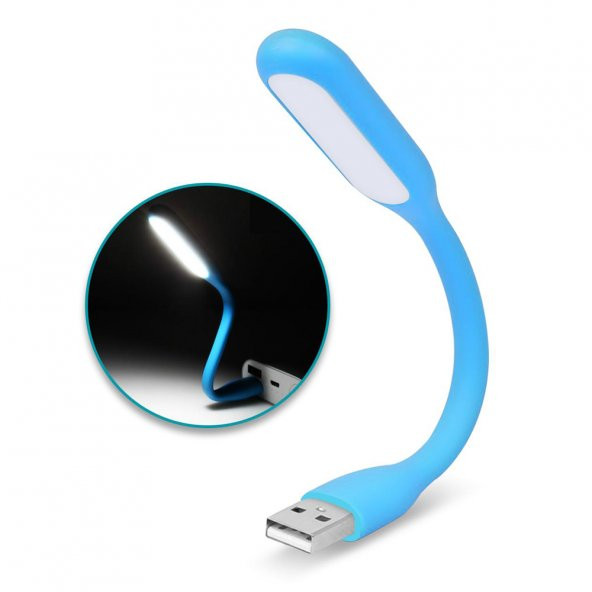Usb Led Lamba Katlanabilir Notebook Kitap Okuma Klavye Aydınlatma - Resim 4