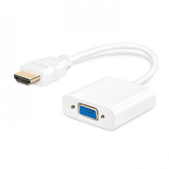 Hdmi To Vga Çevirici Kablo-Hdmı Vga Projeksiyon Notebok Pc Uyumlu ürün görseli 1