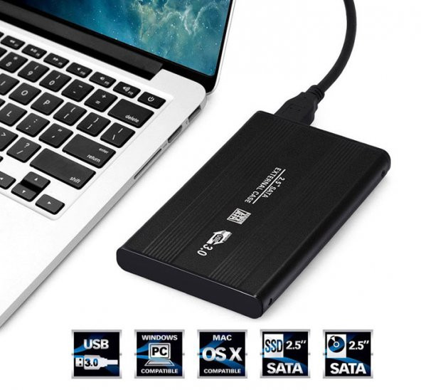 2.5 Sata Hdd Usb 3.0 Hard Disk Kutu - Alüminyum Gövde - Resim 4