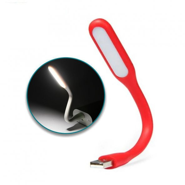 Usb Led Lamba Katlanabilir Pc Notebook Kitap Okuma - Resim 6