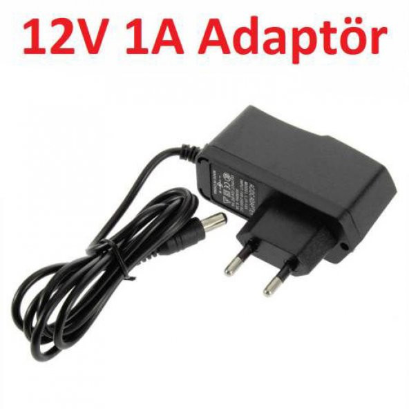 12V 1A Kayıt Cihazı / Kamera / Led Adaptörü 12 Volt 1 Amper ürün görseli 1