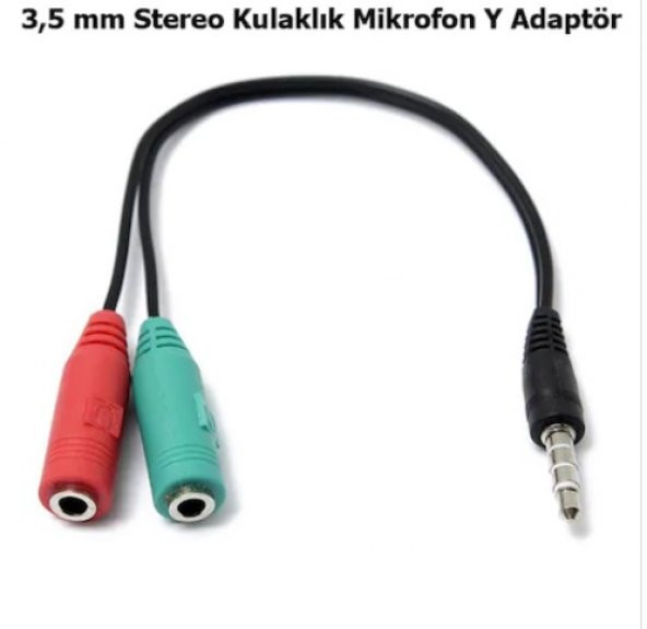 Kulaklık Ses Mikrofon Ayırıcı Dönüştürücü Çoklayıc ürün görseli 1