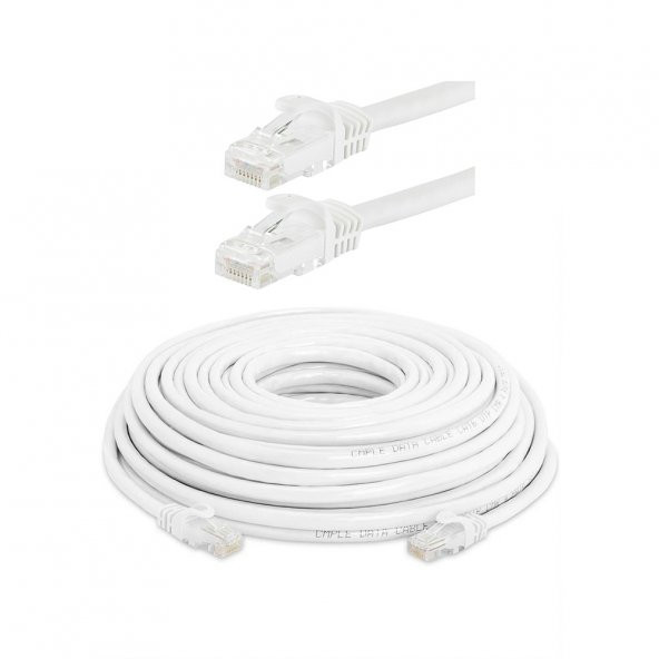 Cat6 Kablo Ethernet Internet Adsl Kablosu Fabrikasyon - 20 Metre ürün görseli 1