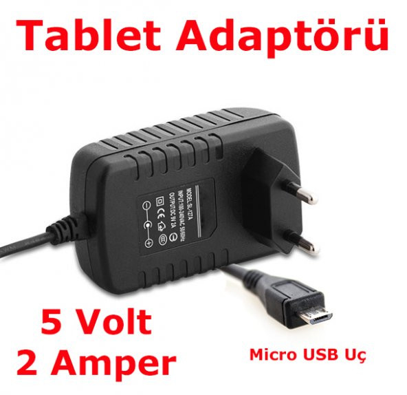 Micro Usb Uç Tablet Telefon Adaptörü Şarj Aleti 5V 2A Mikro Usb ürün görseli 1