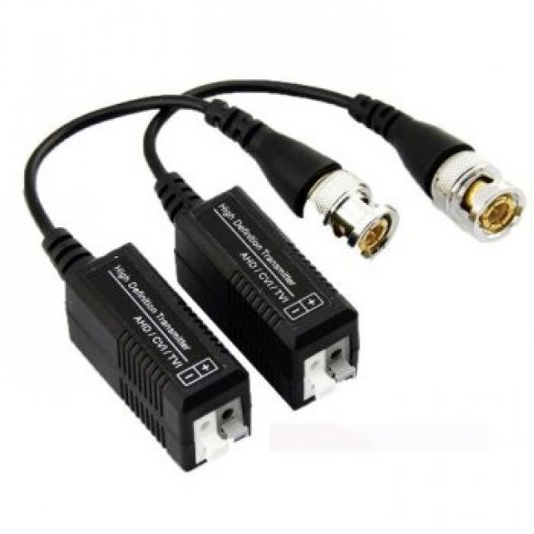 Balun - Ahd Kamera Cat5 - Cat6 Bnc Çevirici ürün görseli 1