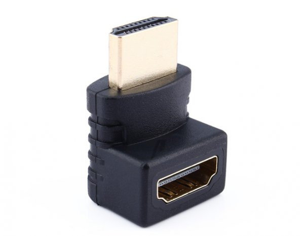 Hdmı Dirsek Adaptörü Hdmi L Çevirici Uzatma Dönüştürücü 270 Derece ürün görseli 1