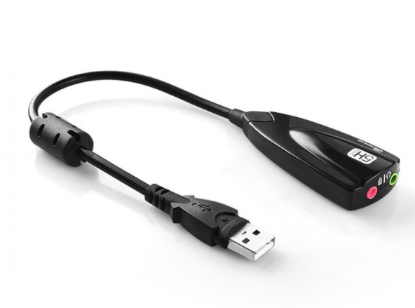 7.1 USB 12 Kanal 64 Bit 5Hv2 Destekli Kablolu Audio Çevirici Harici Ses Kartı ürün görseli 1