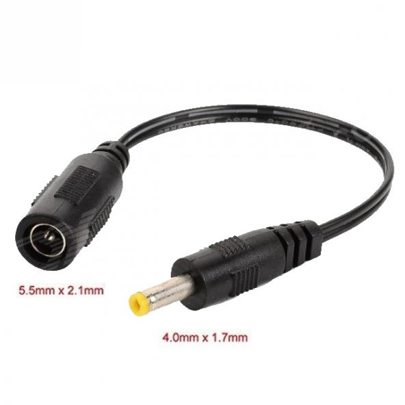 5.5 2.1Mm To 4.0 1.7Mm Soket Çevirici Power Adaptör Kablosu ürün görseli 1