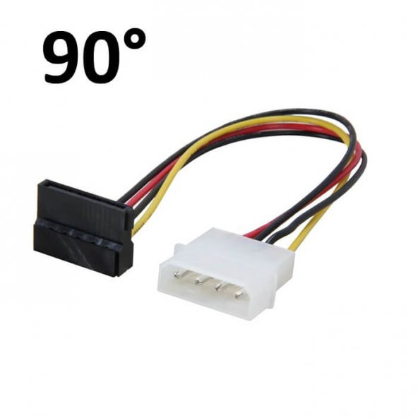90° Sata Power Kablo-Sata Güç Kablosu-Harddisk Dvd Elektrik Kablo ürün görseli 1