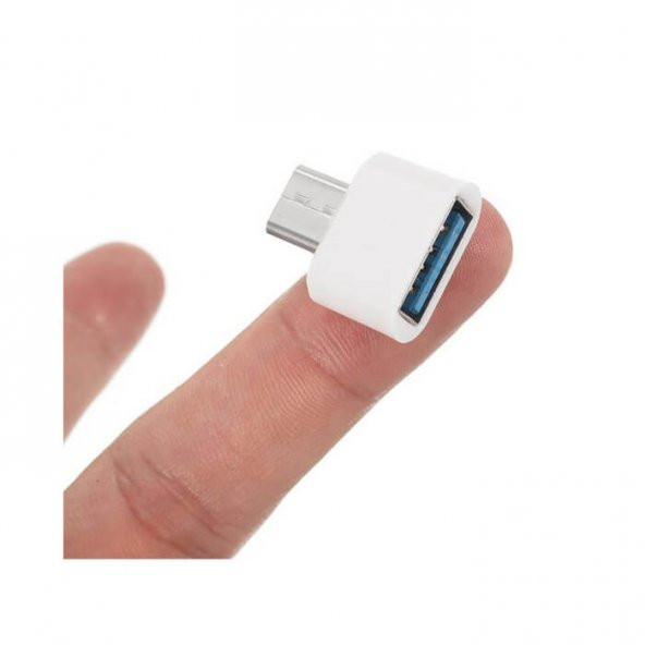 Mini Usb Type-C Otg Çevirici - Type-C Erkek Usb Dişi Adaptör - Resim 3