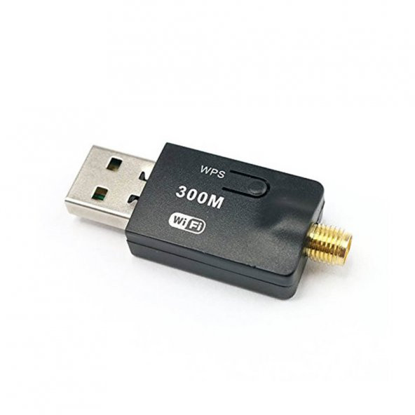 300Mbps Wireless USB Wi-Fi Adaptör Dongle 5Dbi Anten Network Lan - Resim 4