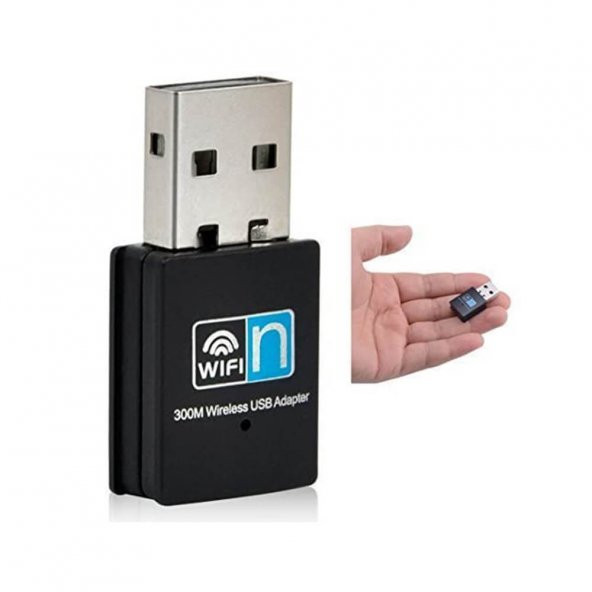 300Mbps Wireless USB Wi-Fi Adaptör Dongle Network Lan Aparatı - Resim 3
