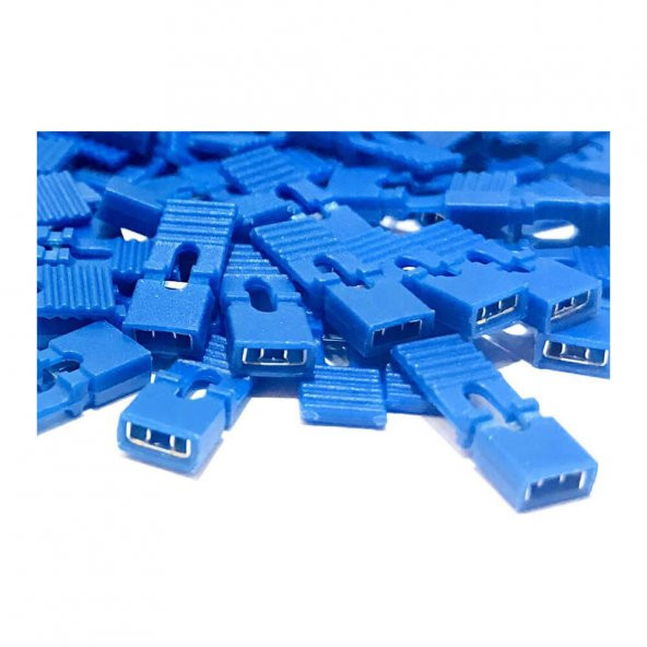 Koodmax-2 Pin 2.54Mm Uzun Tip Dişi Jumper - Mavi - 10 Adet ürün görseli 1