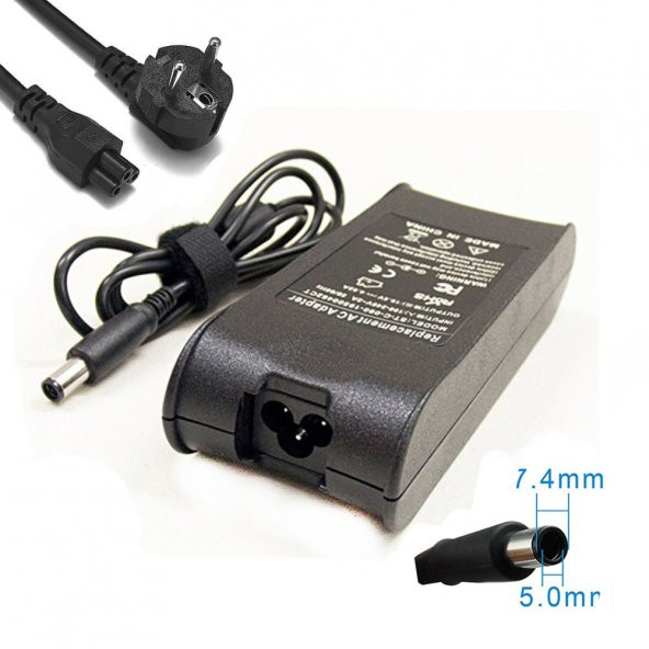 Koodmax Dell Inspiron N5010-5757 Adaptör Şarj Aleti 19.5V 4.62A 7.4X5.0Mm ürün görseli 1
