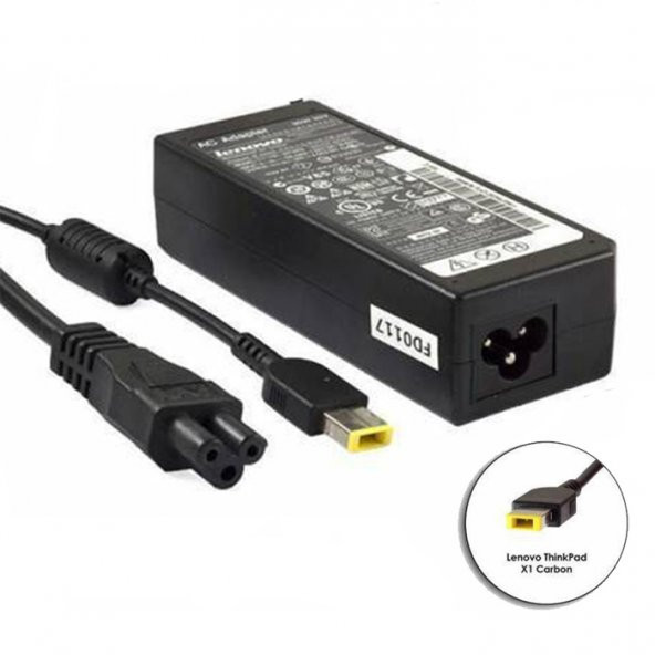 Koodmax Lenovo Adlx90Nlc3A 20V 4.5A Usb Kare Uç Notebook Adaptör Şarj ürün görseli 1