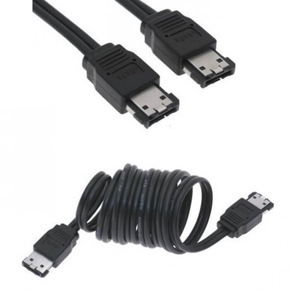 E-Sata To Esata Kablo - E-Sata Data Kablosu - 1 Metre - Resim 2